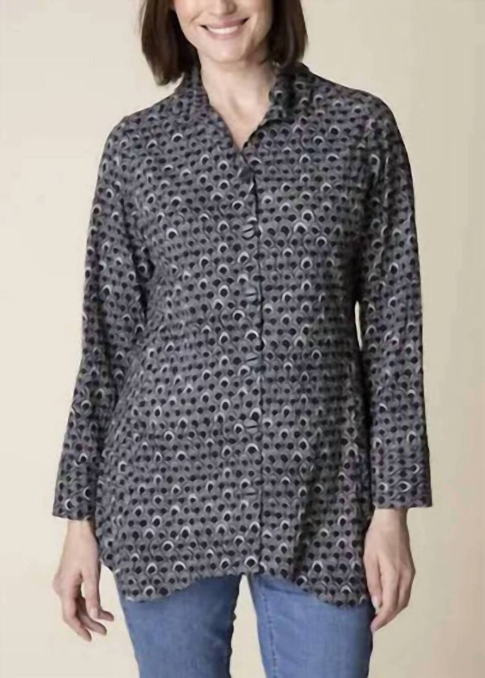 NEW HABITAT artist swing shirt in driftwood